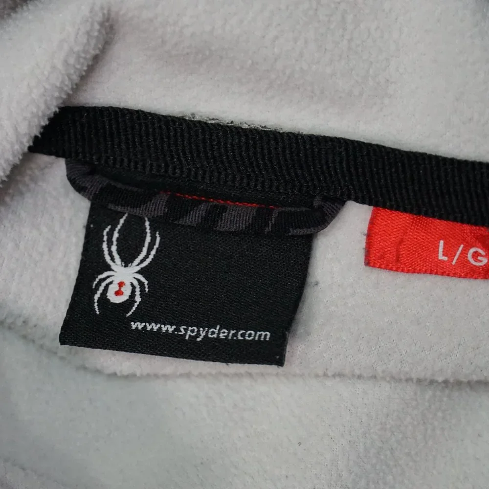 Spyder Men's Active Pullover Hoodie Size Large Grey - Picture 5 of 5